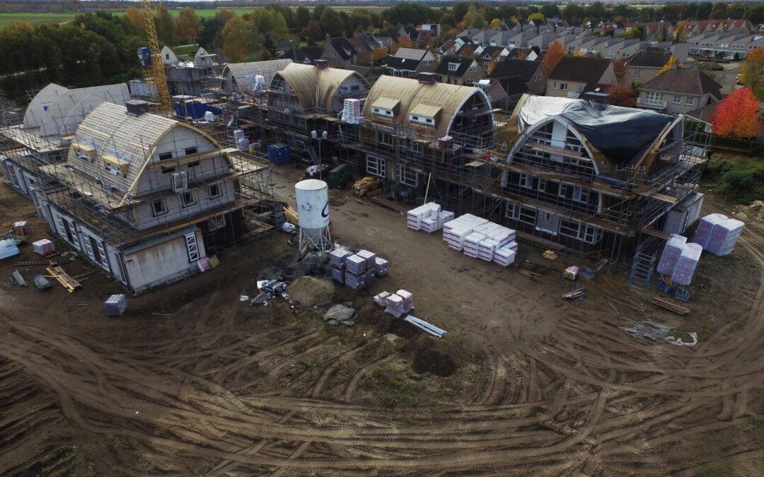 Villapark Lavendel vanuit de lucht