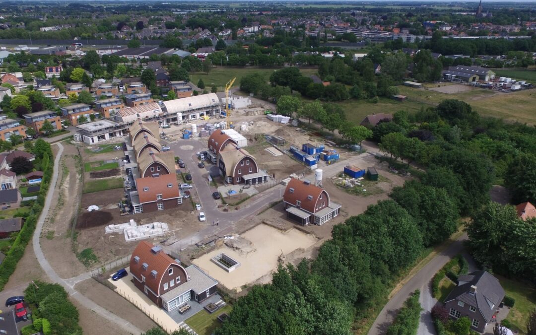 Villapark Lavendel vanuit de lucht