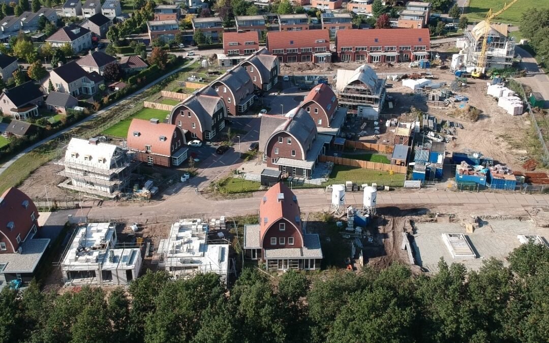Prachtige luchtfoto's van Villapark Lavendel in Vlijmen