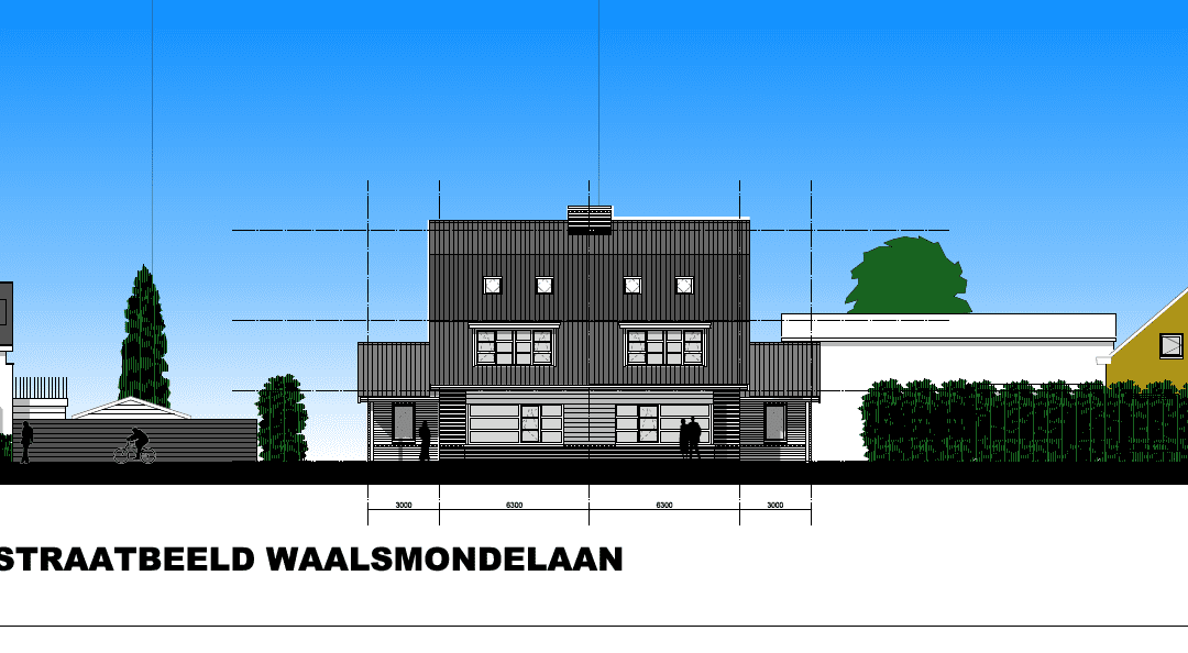 Planning nieuwbouw 2 markante woningen Signatura te Alblasserdam