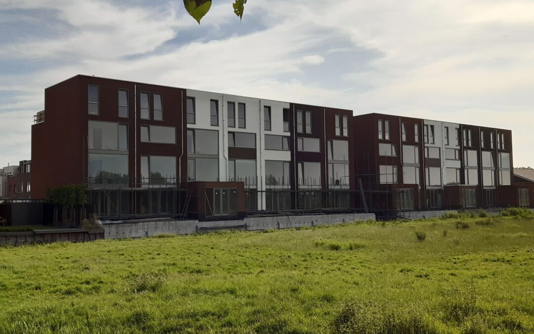 4-laagse woningen 'The Taste' Waddinxveen worden verder afgewerkt.