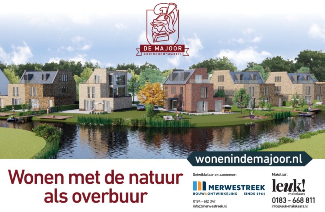 Website nieuwbouwproject 'De Majoor' te Gorinchem online.