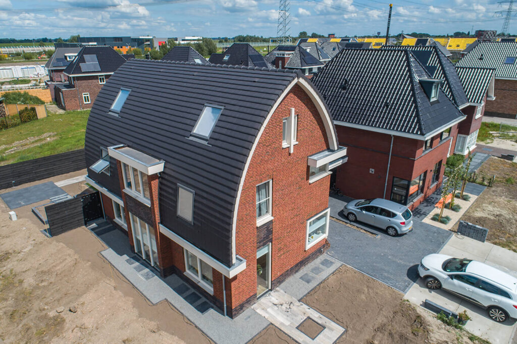 Nieuwbouwwoning Papendrecht van boven