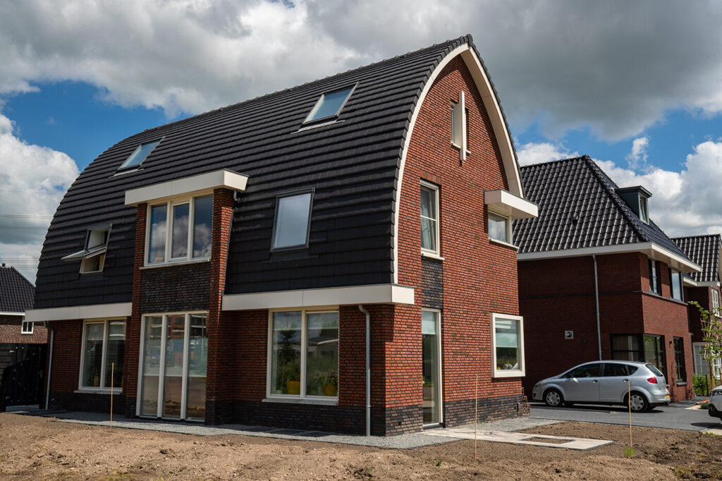 Nieuwbouwwoning Papendrecht zijaanzicht