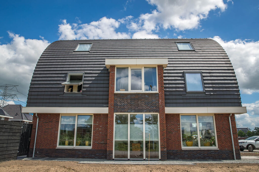 Nieuwbouwwoning Papendrecht zijkant