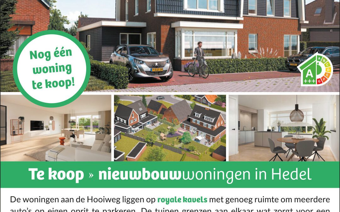 Le Fourrage Hedel woningen in verkoop